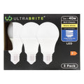 Ultrabrite Warm White 40W Light Bulbs , GLS Classic (Pack of 3)