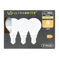 Ultrabrite Warm White LED 40W Light Bulbs, (Pack of 3)