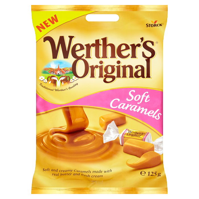 Werthers Soft Caramels, 125g