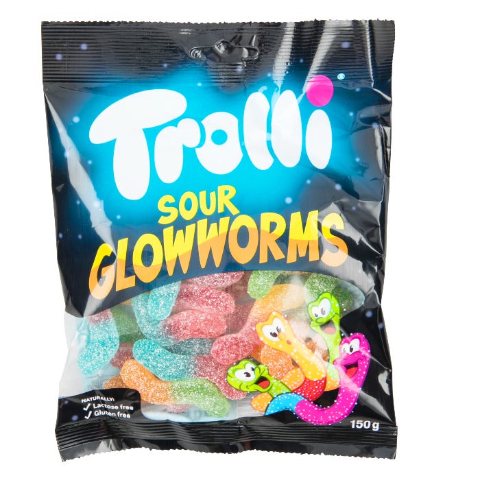Trolli Sour Worms, 150g