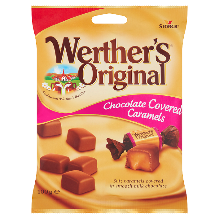 Werther's Original Chocolate Covered Caramels, 100g