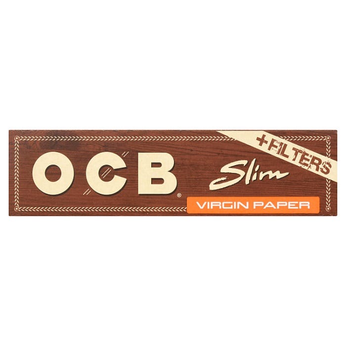OCB Slim Virgin Paper & Filters, Unbleached