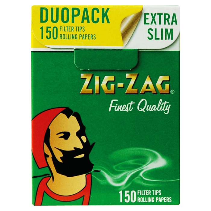 Zig-Zag Extra Slim 150 Filter Tips Rolling Papers Duo Pack