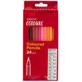 Pepco Wooden Colouring Pencils 24 Pack