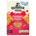 Quaker Porridge To Go Mixed Berries Breakfast Bars, 55g (Pack of 2)