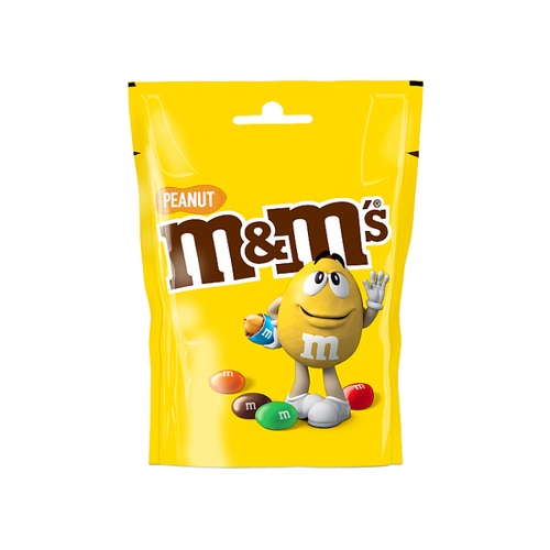 M&M's Peanut Chocolate Pouch Bag, 112g