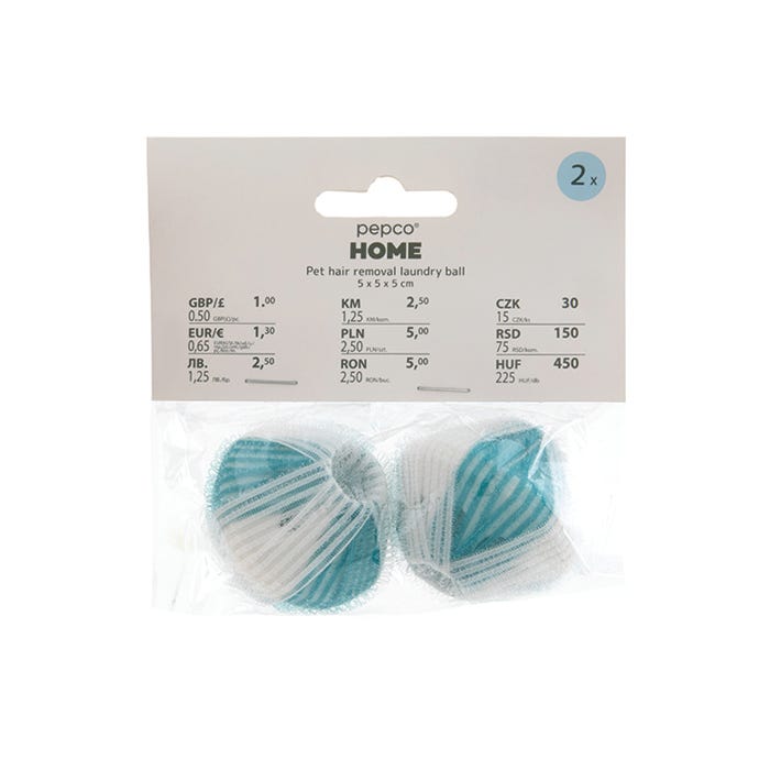 Pet Hair Removal Laundry Ball (Pack of 2)