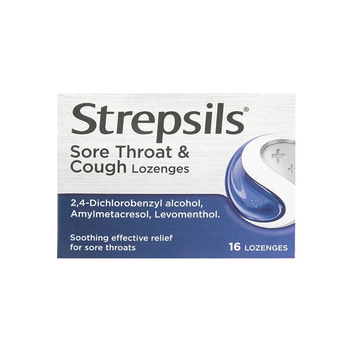 Strepsils Sore Throat & Cough Lozenges (Pack of 16)