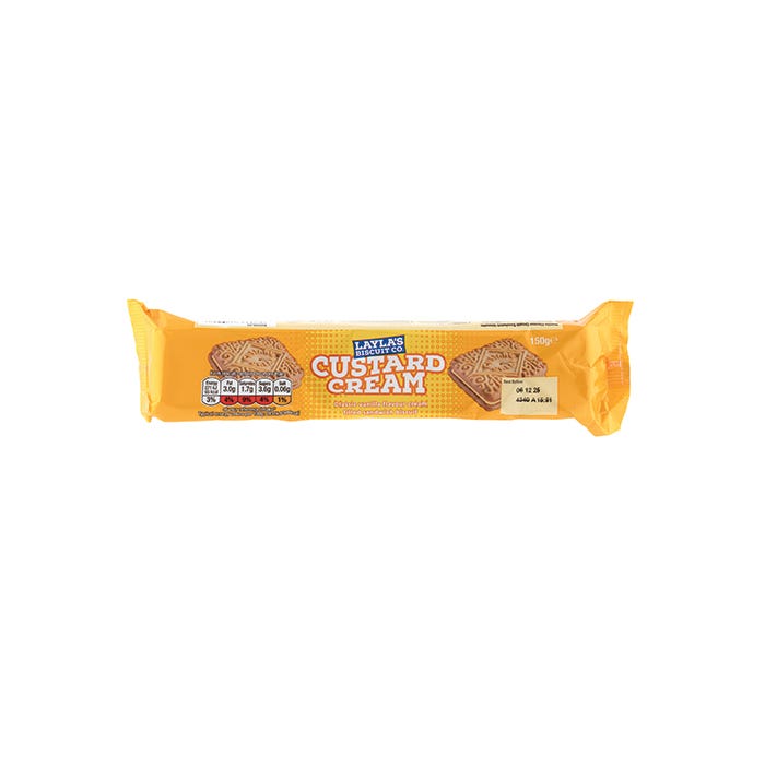 Layla's Biscuit Co. Custard Creams, 150g