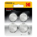 Kodak Lithium Cell CR2032 (Pack of 4)